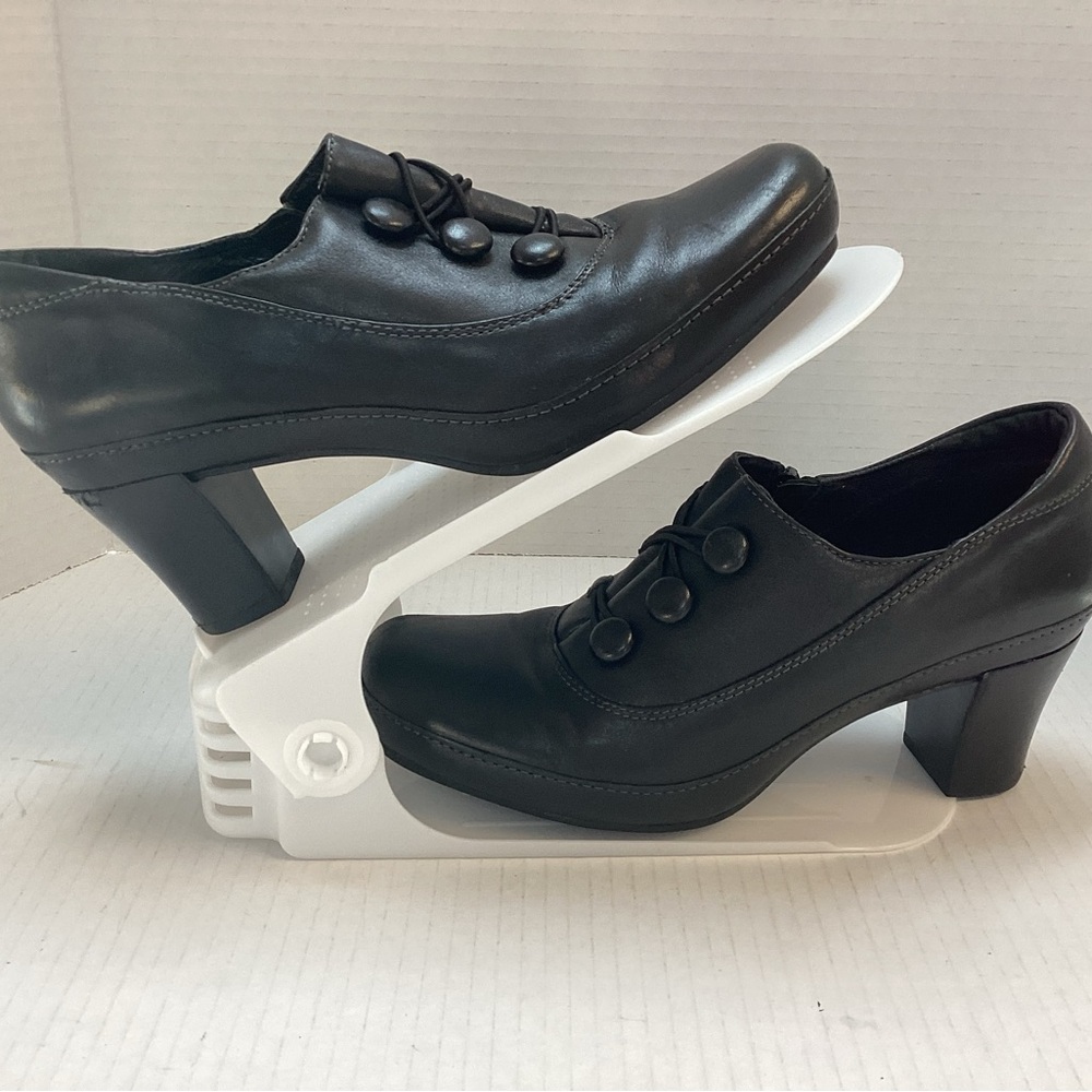 Clarks Artisan Women’s Leather Slip On Comfort Heels Women’s Size 7M - Picture 3 of 10
